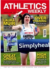 Athletics Weekly 18.01.18 front cover